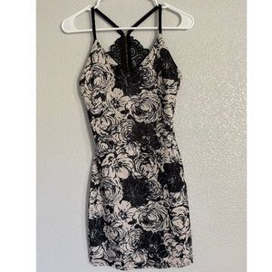 Beautiful jacaranda Sleeveless floral mini dress